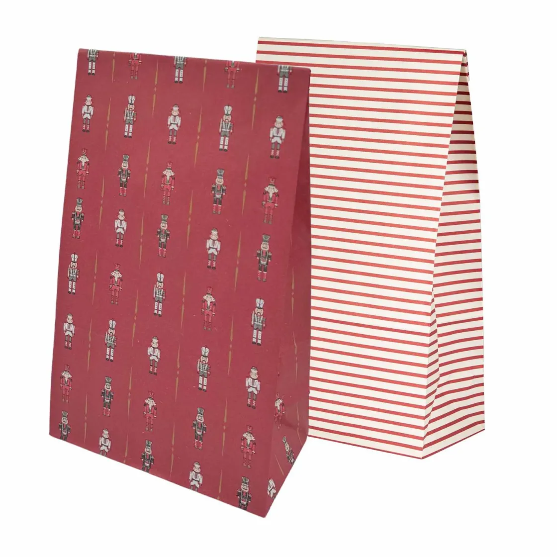 Kremmerhuset Adventsposer 24-pk nøtteknekker rød| Gaveinnpakking