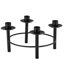 Kremmerhuset Adventsstake Gloria Sort| Lysestaker|Julelys Og Lysestaker