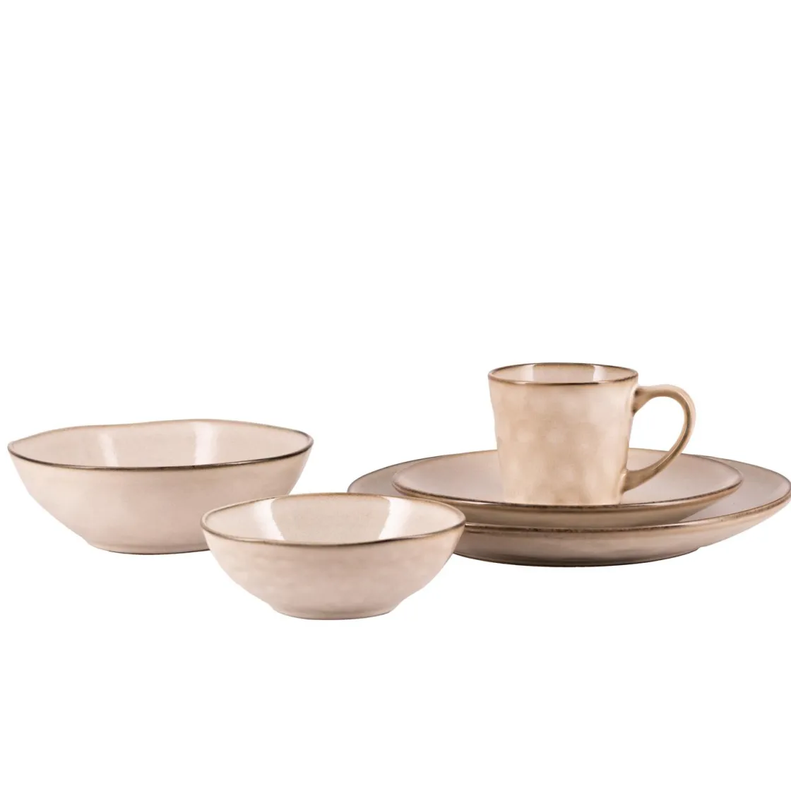 Kremmerhuset Asjett Iben 21cm beige| Servise