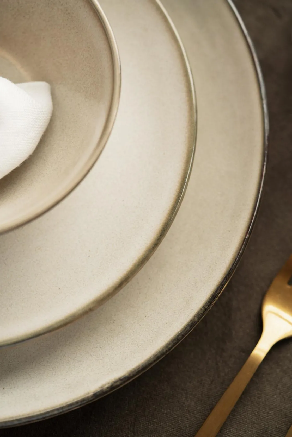 Kremmerhuset Asjett Iben 21cm beige| Servise