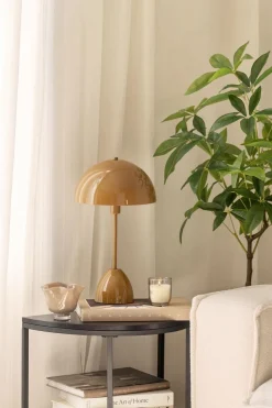 Kremmerhuset Bordlampe Paris 44 cm sennep| Lamper