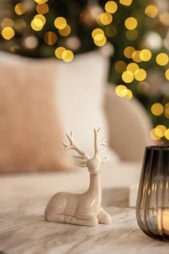 Kremmerhuset Dådyr liggende 17,5 cm| Pynt|Julepynt