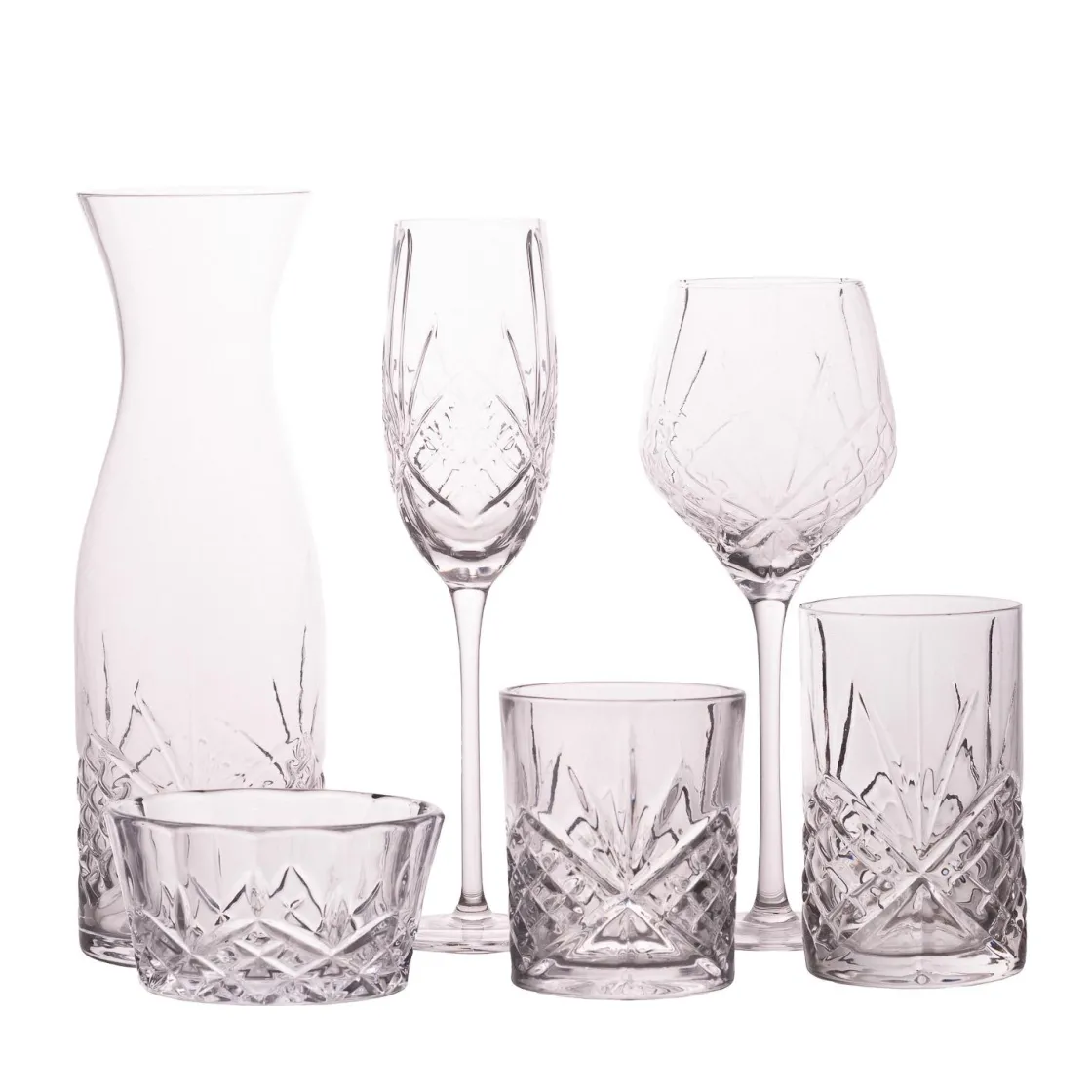 Kremmerhuset Drinkglass Francine, 1 stk| Glass