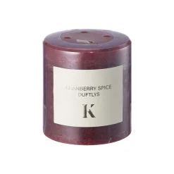 Kremmerhuset Duftlys Cranberry spice 7cm| Kubbelys|Duftlys