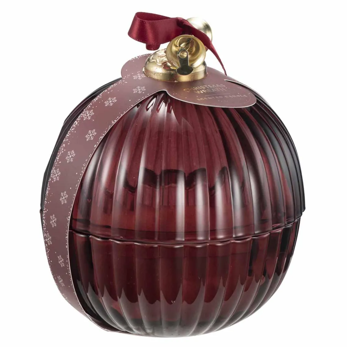 Kremmerhuset Duftlys julekule Christmas Wreath| Duftlys|Julelys Og Lysestaker