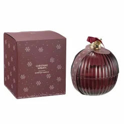 Kremmerhuset Duftlys julekule Christmas Wreath| Duftlys|Julelys Og Lysestaker