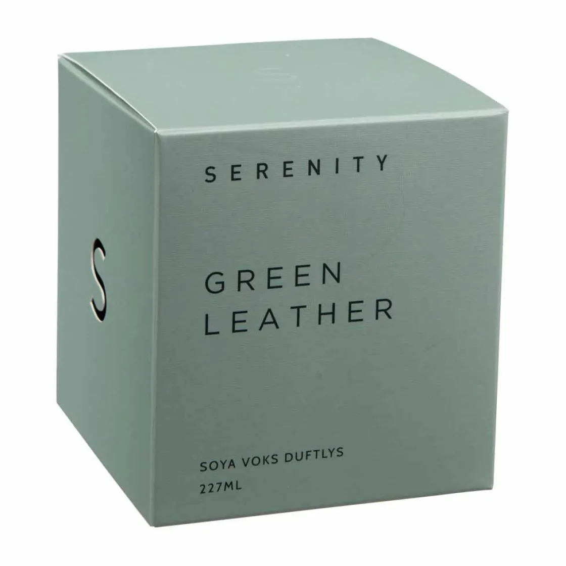 Kremmerhuset Duftlys Serenity Green leather| Duftlys