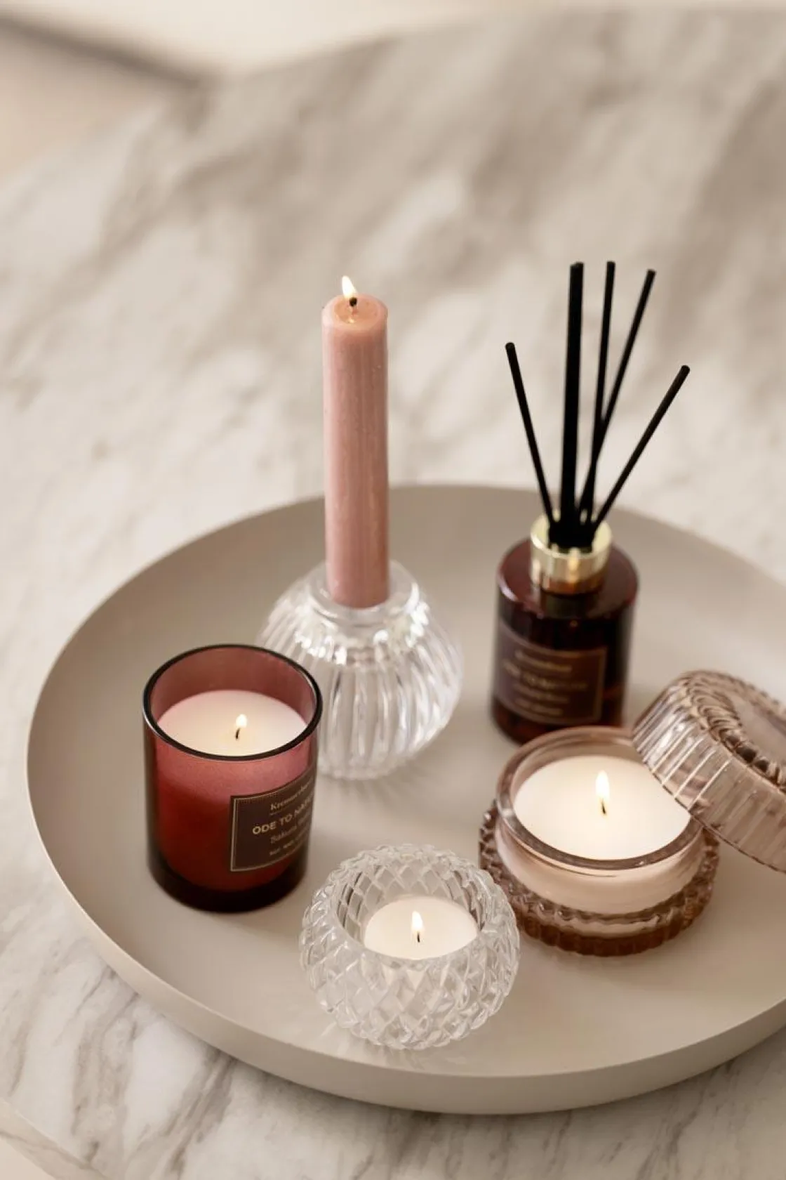 Kremmerhuset Duftlys Vetiver Luxury Cashmere| Duftlys