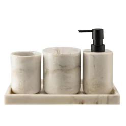 Kremmerhuset Fat Marmor beige| Baderomsartikler