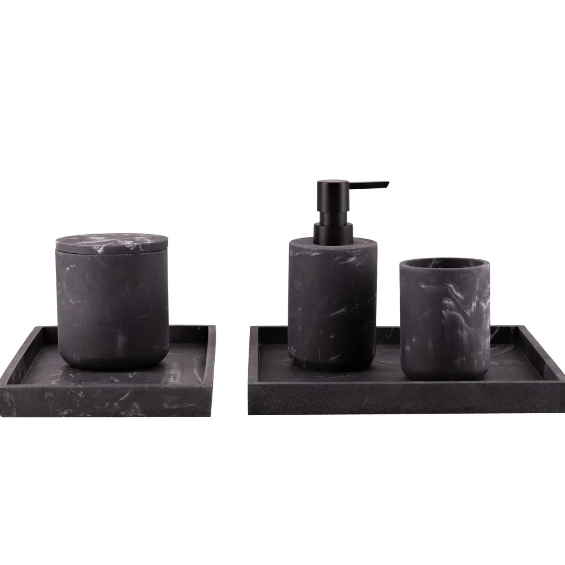 Kremmerhuset Fat marmor sort 25x25cm| Baderomsartikler