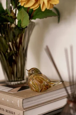 Kremmerhuset Figur Fugl 8,5 cm gul| Pynt