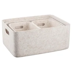 Kremmerhuset Filtkurv S/4 beige| Oppbevaring Og Kurver