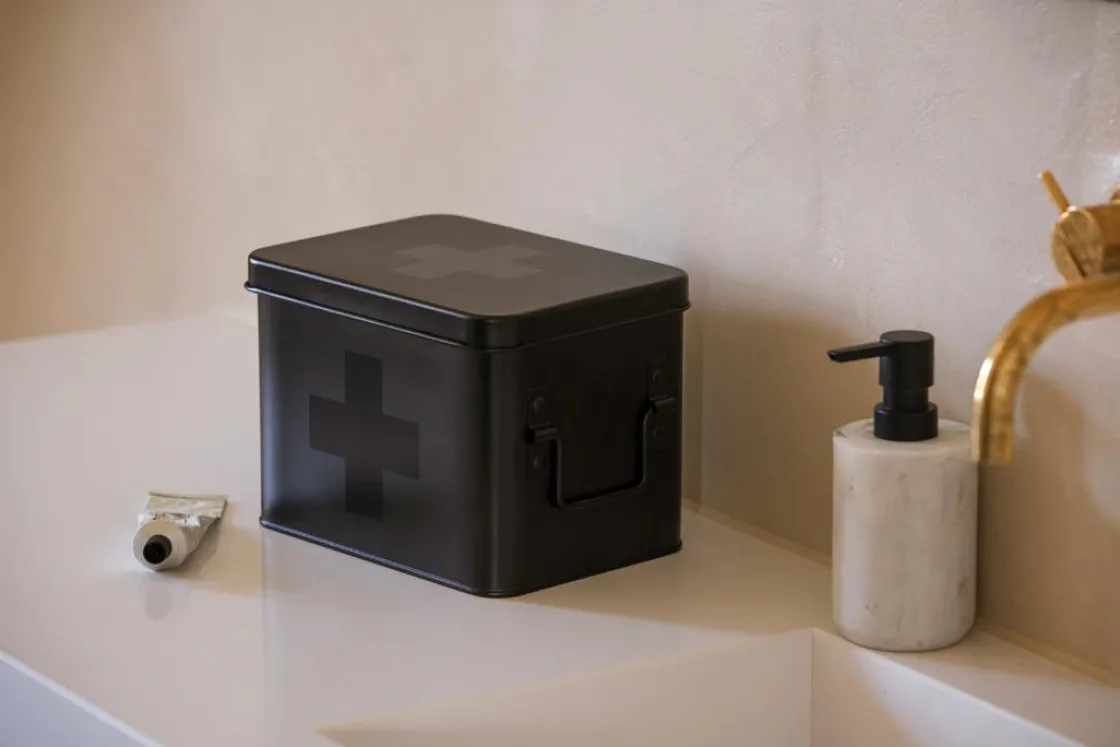 Kremmerhuset Førstehjelpskrin Sort| Bokser|Oppbevaring Og Kurver