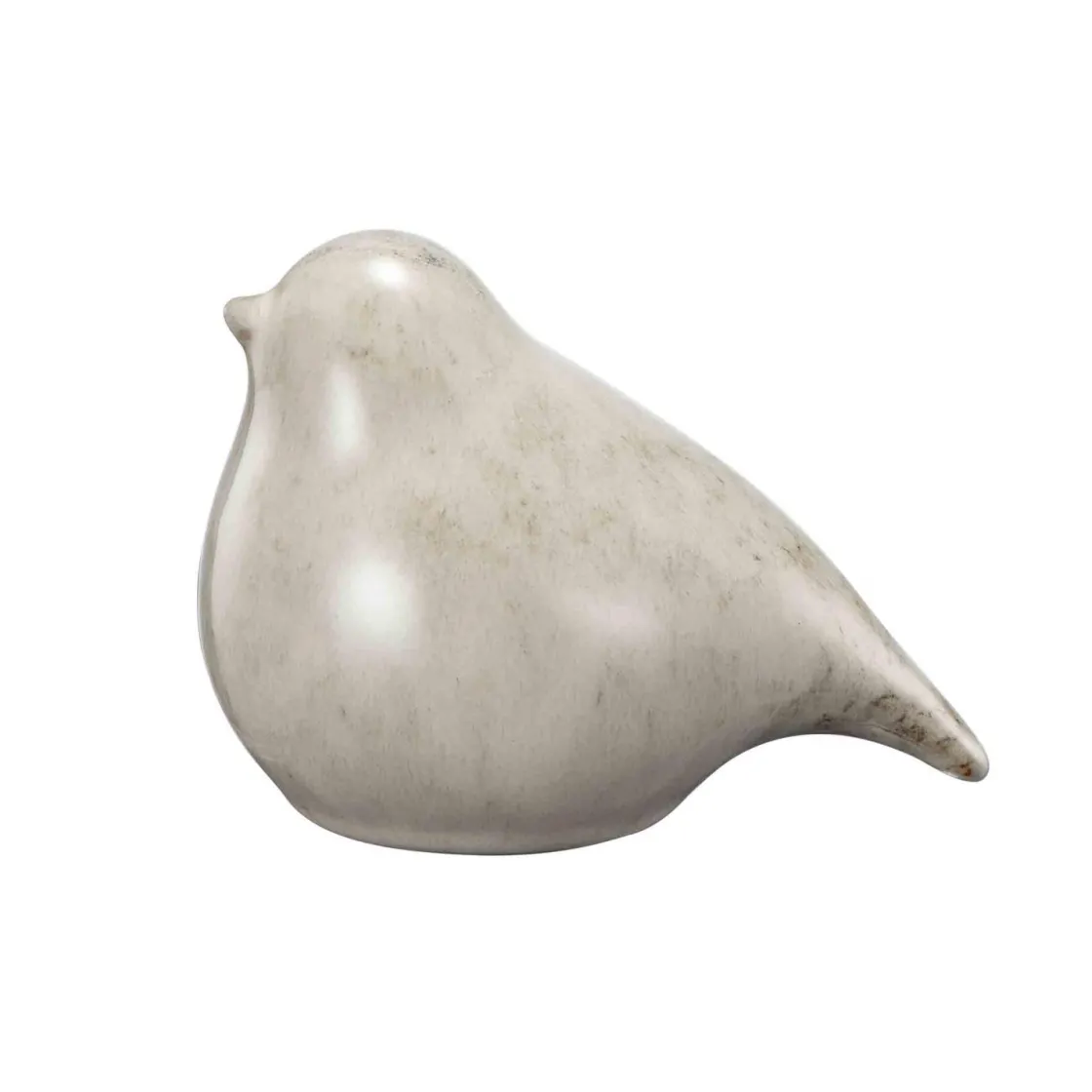 Kremmerhuset Fugl Luca 11,5 cm beige| Pynt