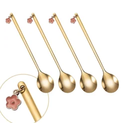 Kremmerhuset Gavepakke 4 skjeer blomst| Bestikk|Gavetips