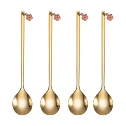 Kremmerhuset Gavepakke 4 skjeer blomst| Bestikk|Gavetips