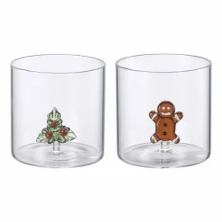 Kremmerhuset Glass Christmas 2pk| Glass|Juleservering