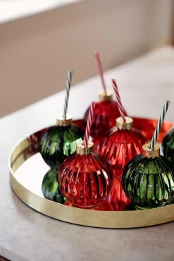 Kremmerhuset Glass julekule rød| Glass|Juleservering