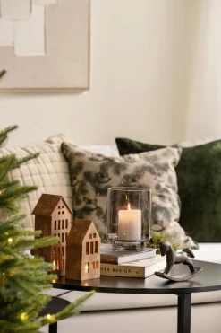 Kremmerhuset Gyngehest i mangotre 12 cm| Pynt|Julepynt