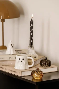 Kremmerhuset Halloween figur 6,5 cm grå| Pynt