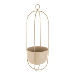 Kremmerhuset Hengepotte Singel 45 cm beige| Blomsterpotter Og Pidestaller