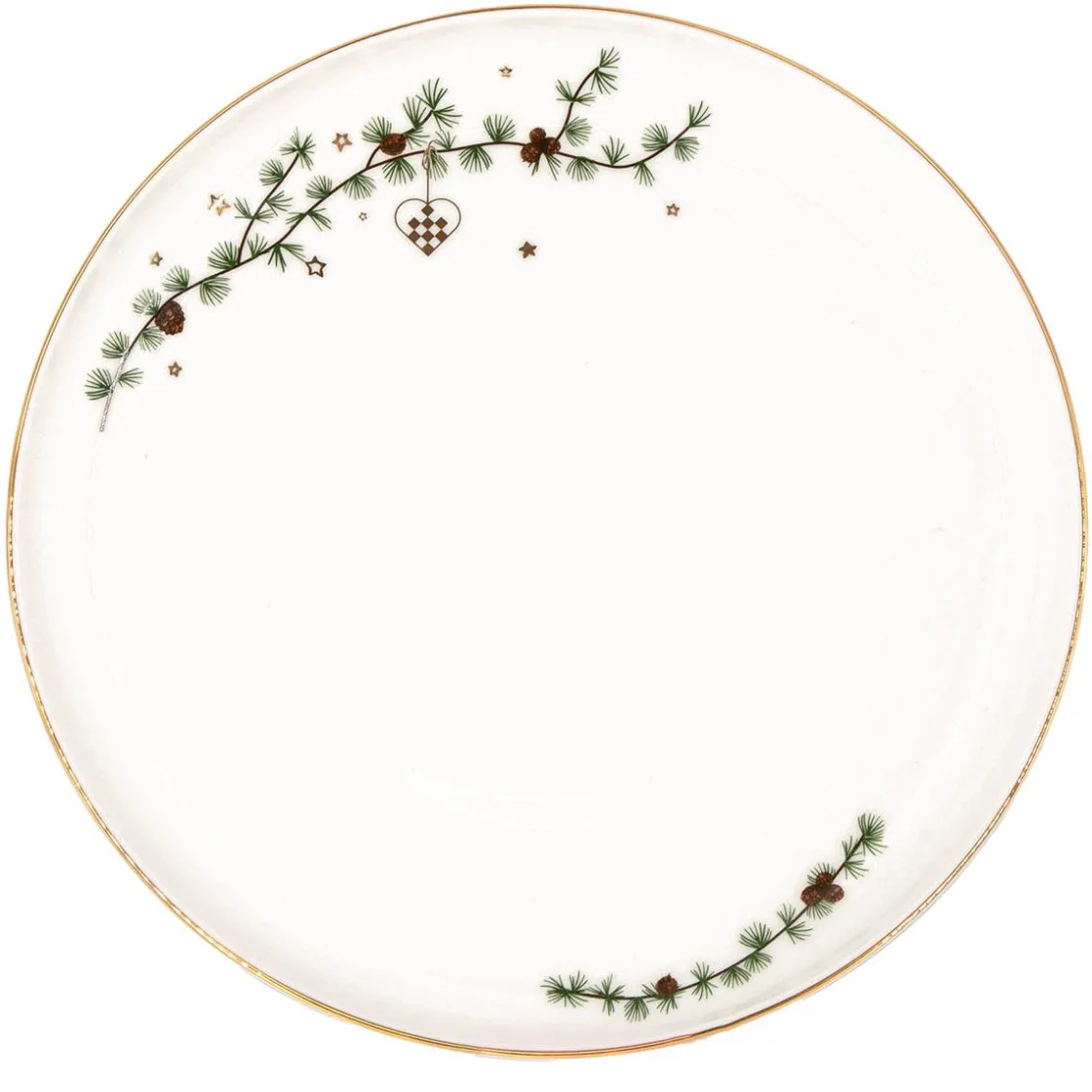 Kremmerhuset Holmen - Julehjerte Tallerken| Servise|Juleservering