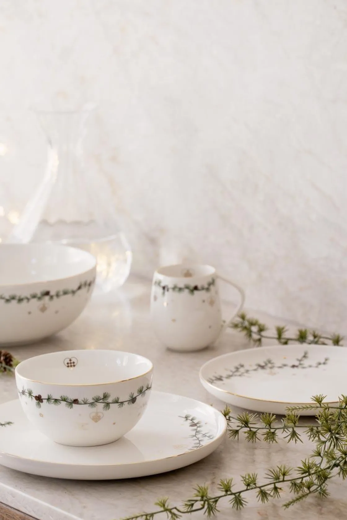 Kremmerhuset Holmen - Julehjerte Tallerken| Servise|Juleservering