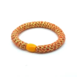 Kremmerhuset Hårstrikk, furry, orange/gull| Hårstrikk