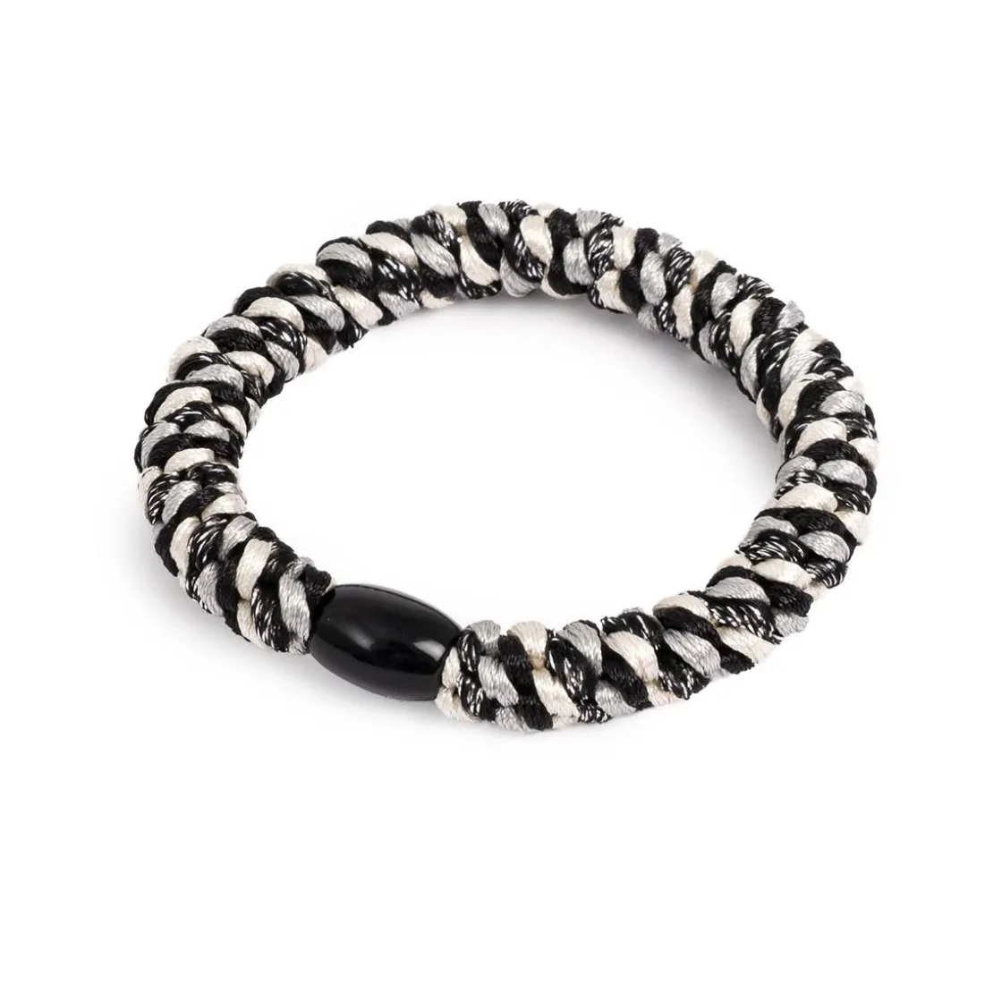 Kremmerhuset Hårstrikk Tuttifrutti sort/hvit/grå/perle| Hårstrikk