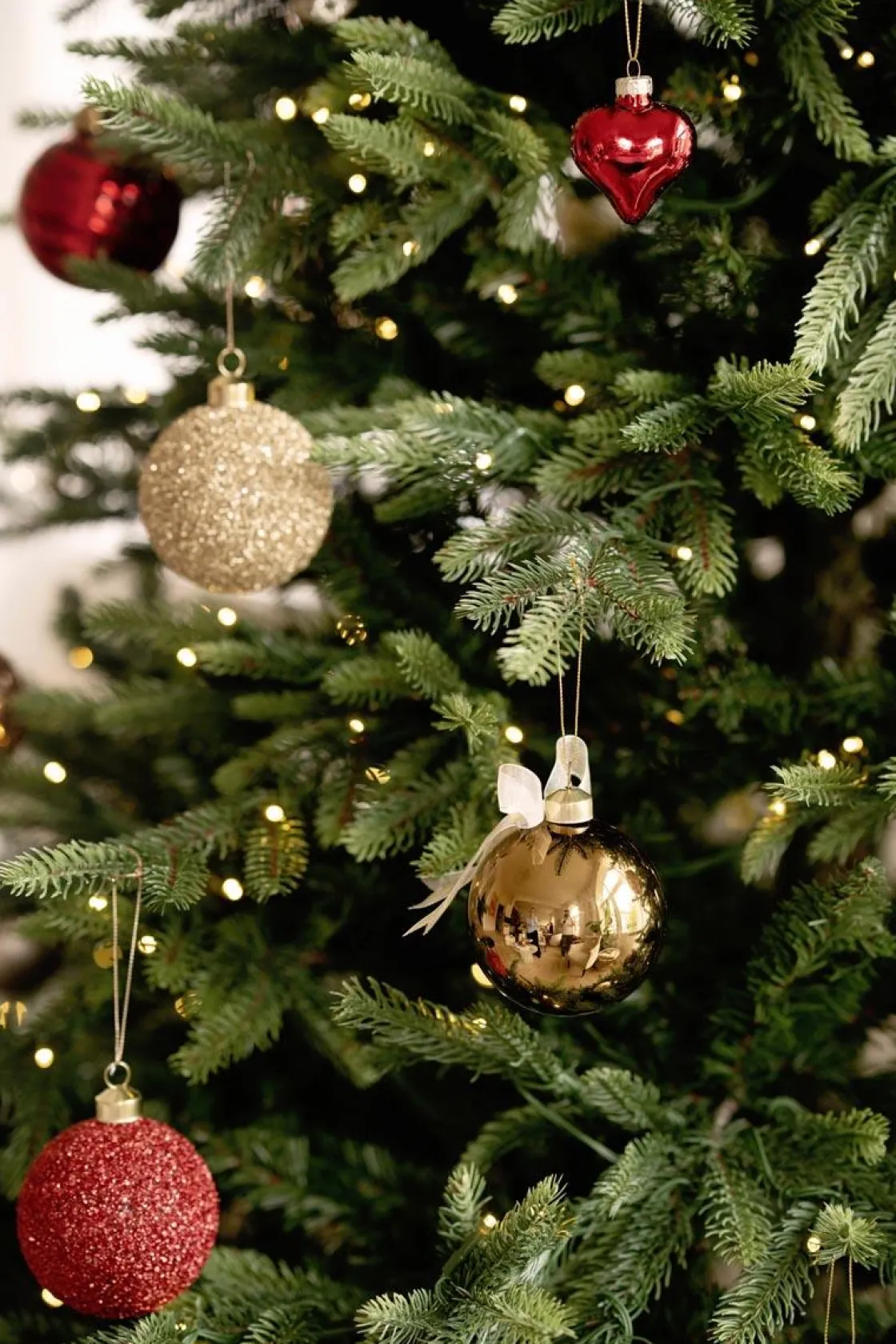 Kremmerhuset Julekule Beauty med sløyfe| Julekuler