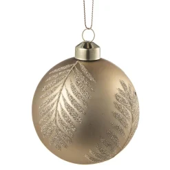 Kremmerhuset Julekule blader gull| Julekuler