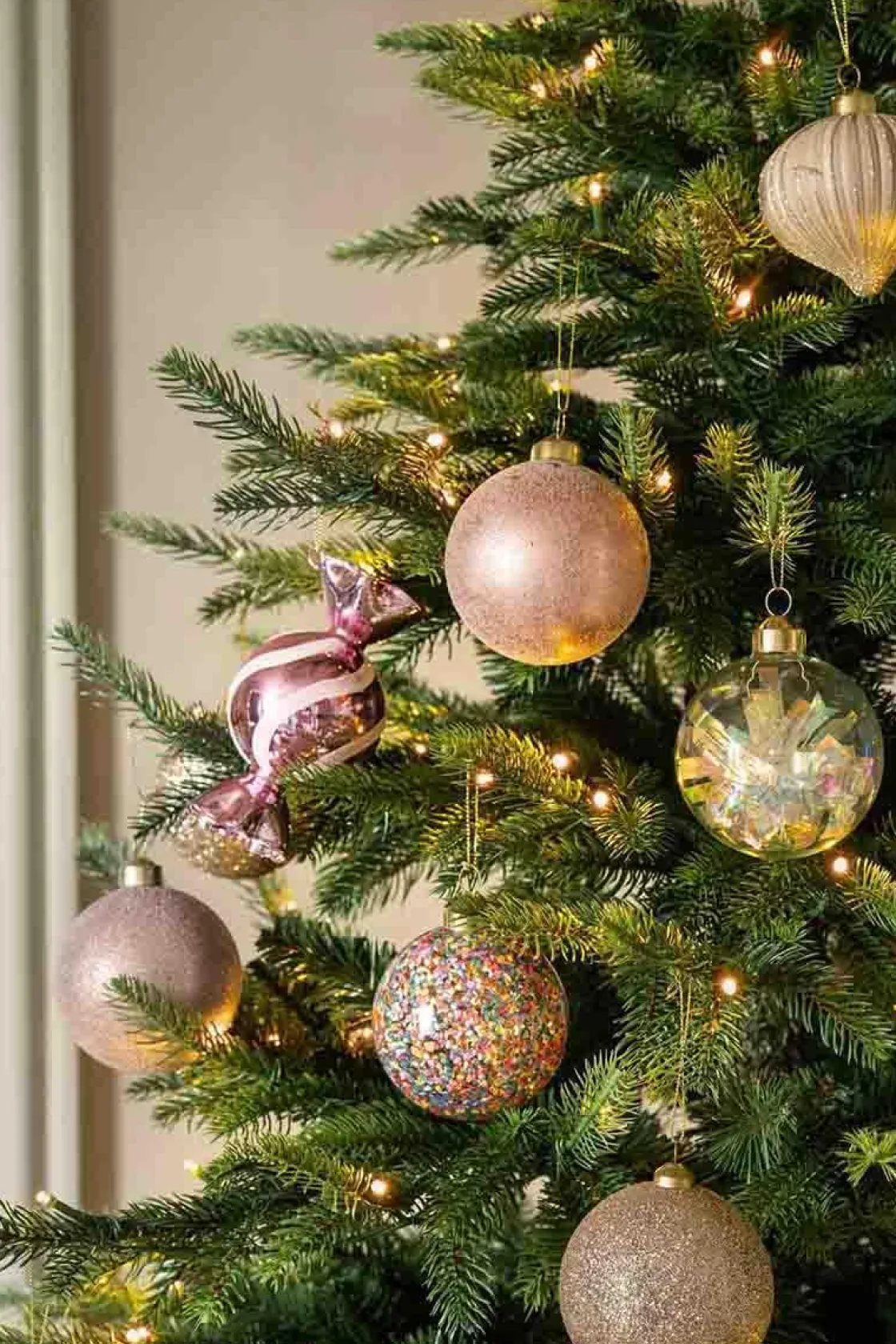 Kremmerhuset Julekule Candy rosa| Julekuler