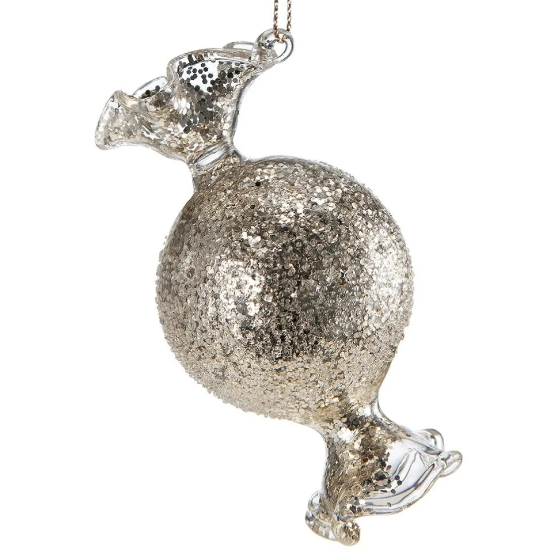 Kremmerhuset Julekule Candy Sølv| Julekuler