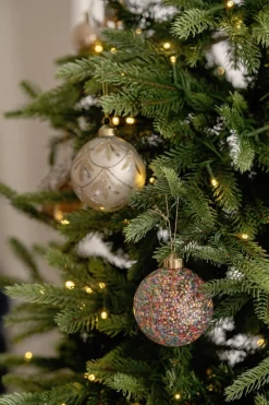 Kremmerhuset Julekule Dronning hvit| Julekuler