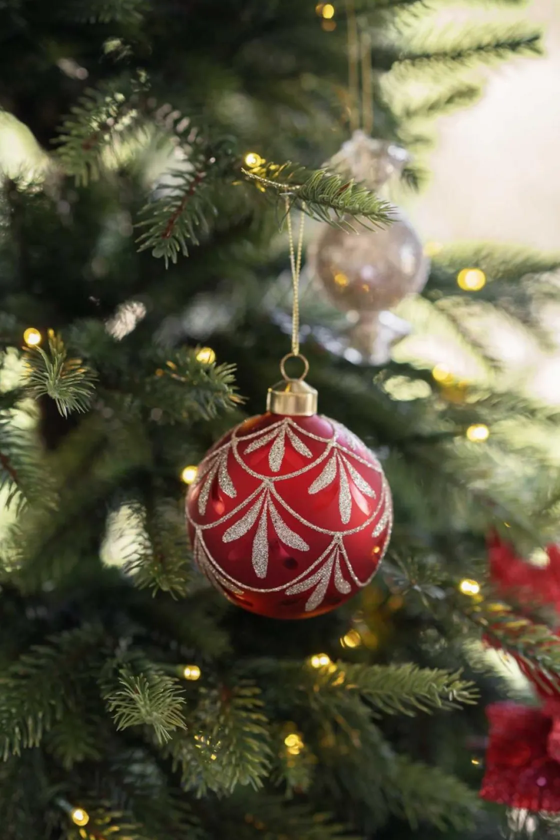 Kremmerhuset Julekule Dronning rød| Julekuler