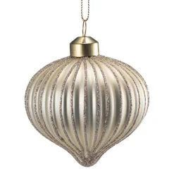 Kremmerhuset Julekule Dråpe Gull| Julekuler