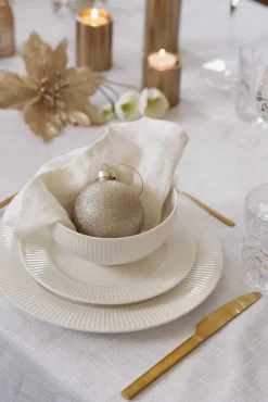 Kremmerhuset Julekule Glitter 4 pack Gull| Julekuler