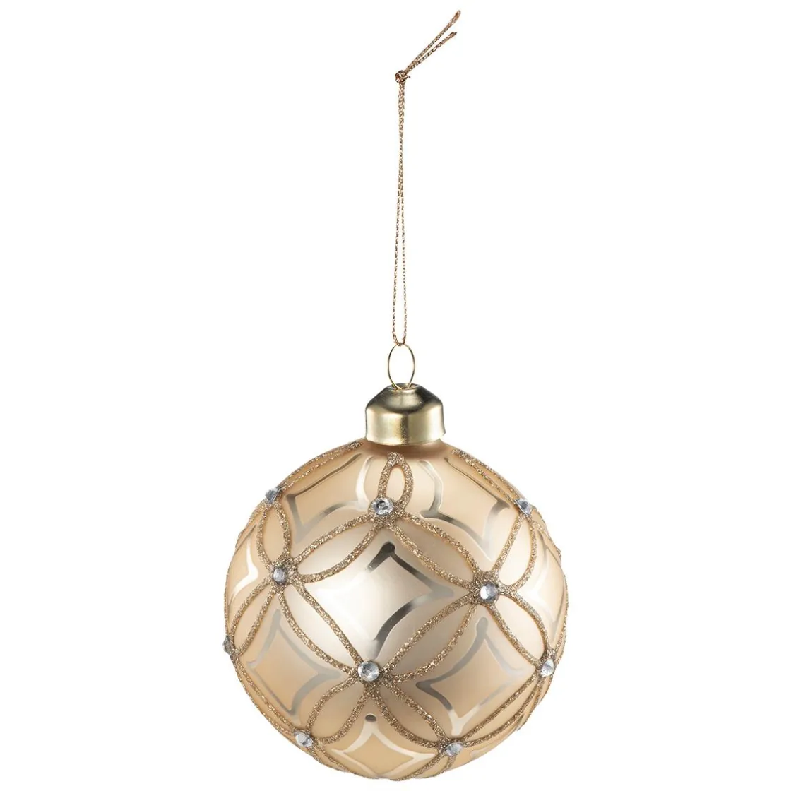 Kremmerhuset Julekule Hazel gull| Julekuler