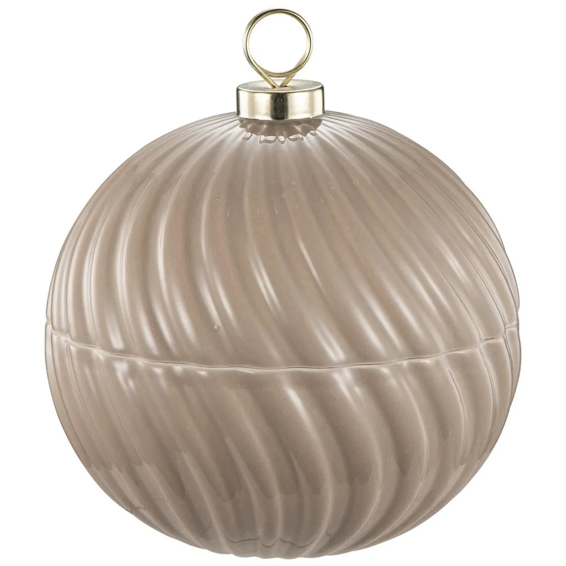 Kremmerhuset Julekule Krukke beige| Gavetips|Julepynt