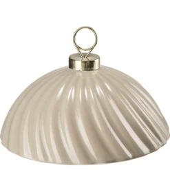 Kremmerhuset Julekule Krukke beige| Gavetips|Julepynt