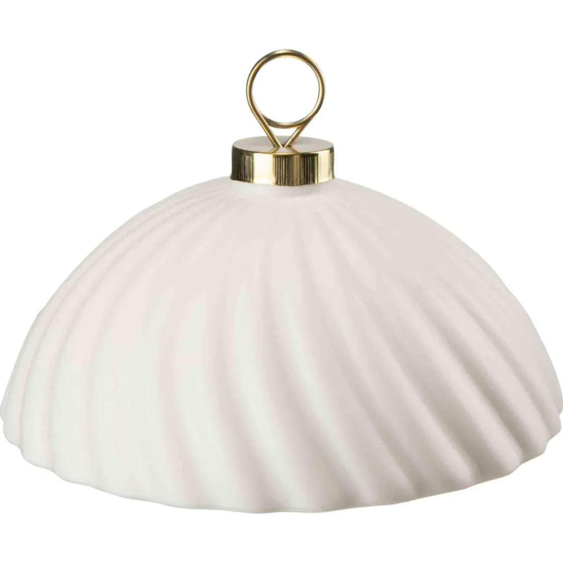 Kremmerhuset Julekule krukke hvit| Gavetips|Julepynt