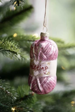 Kremmerhuset Julekule nøste, rosa| Julekuler