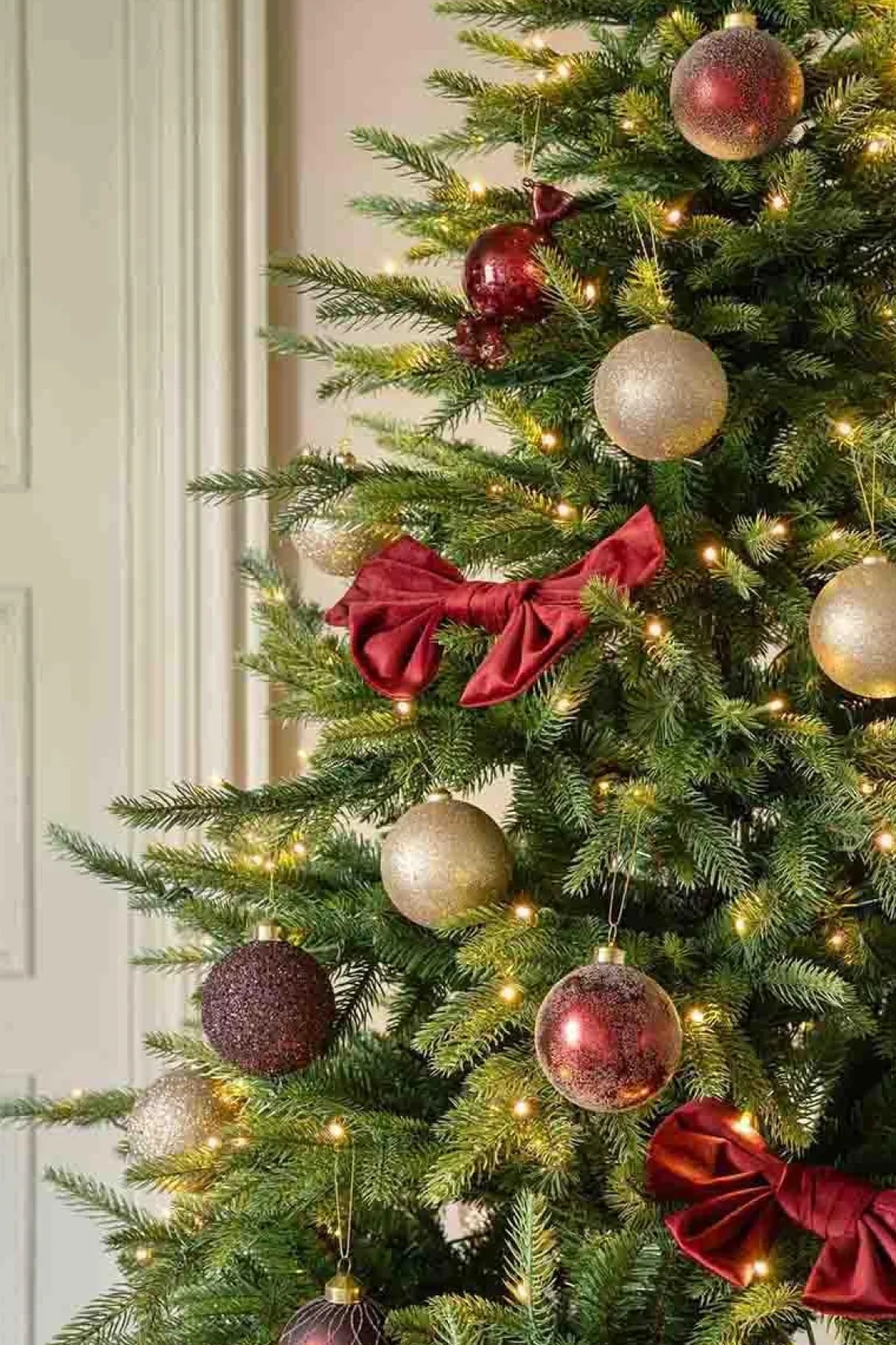 Kremmerhuset Julekule sparkle burgunder| Julekuler