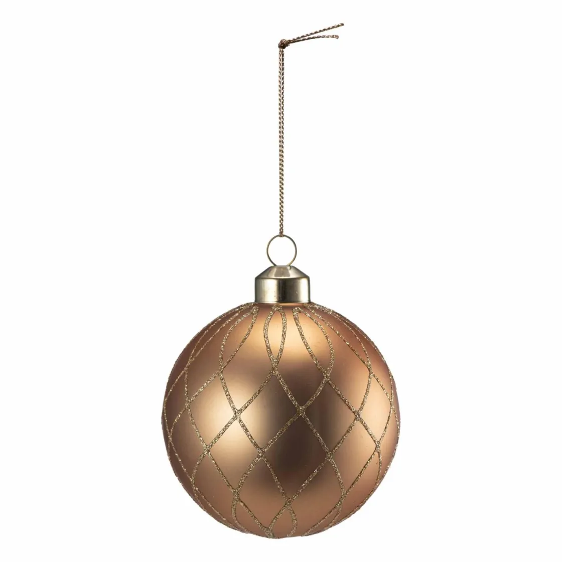 Kremmerhuset Julekule sparkle gull| Julekuler