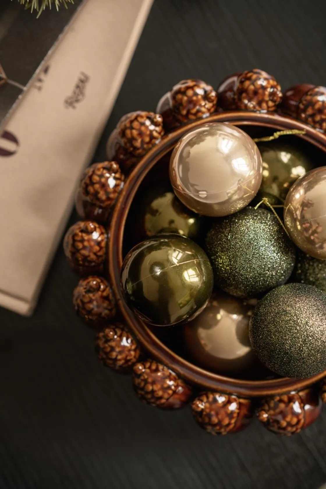 Kremmerhuset Julekuler 16 pk grønn| Julekuler