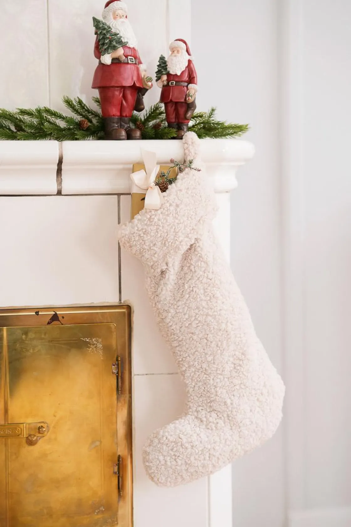 Kremmerhuset Julestrømpe Teddy offwhite| Annen Tekstil|Julepynt