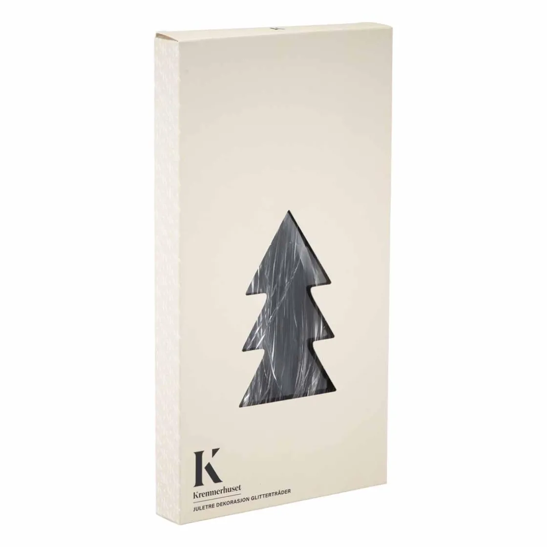 Kremmerhuset Juletre dekorasjon Sølvtråder| Julepynt|Julekuler