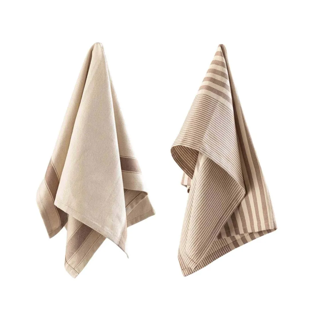 Kremmerhuset Kjøkkenhåndkle Georg 50x70 sett taupe| Annen Tekstil|Kjøkkentekstil