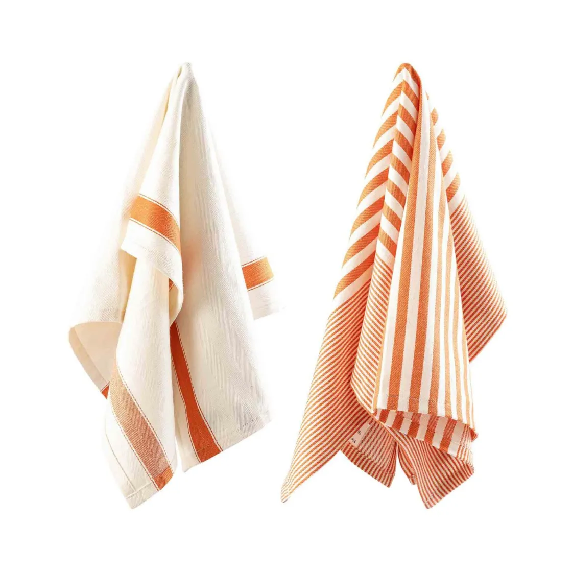 Kremmerhuset Kjøkkenhåndkle Georg 50x70 sett oransje| Annen Tekstil|Kjøkkentekstil