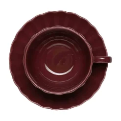 Kremmerhuset Kopp Cille, burgunder| Krus|Servise